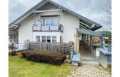 Blick Laubengang zur Wohnung