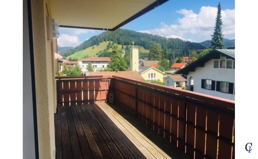 Blick vom Balkon